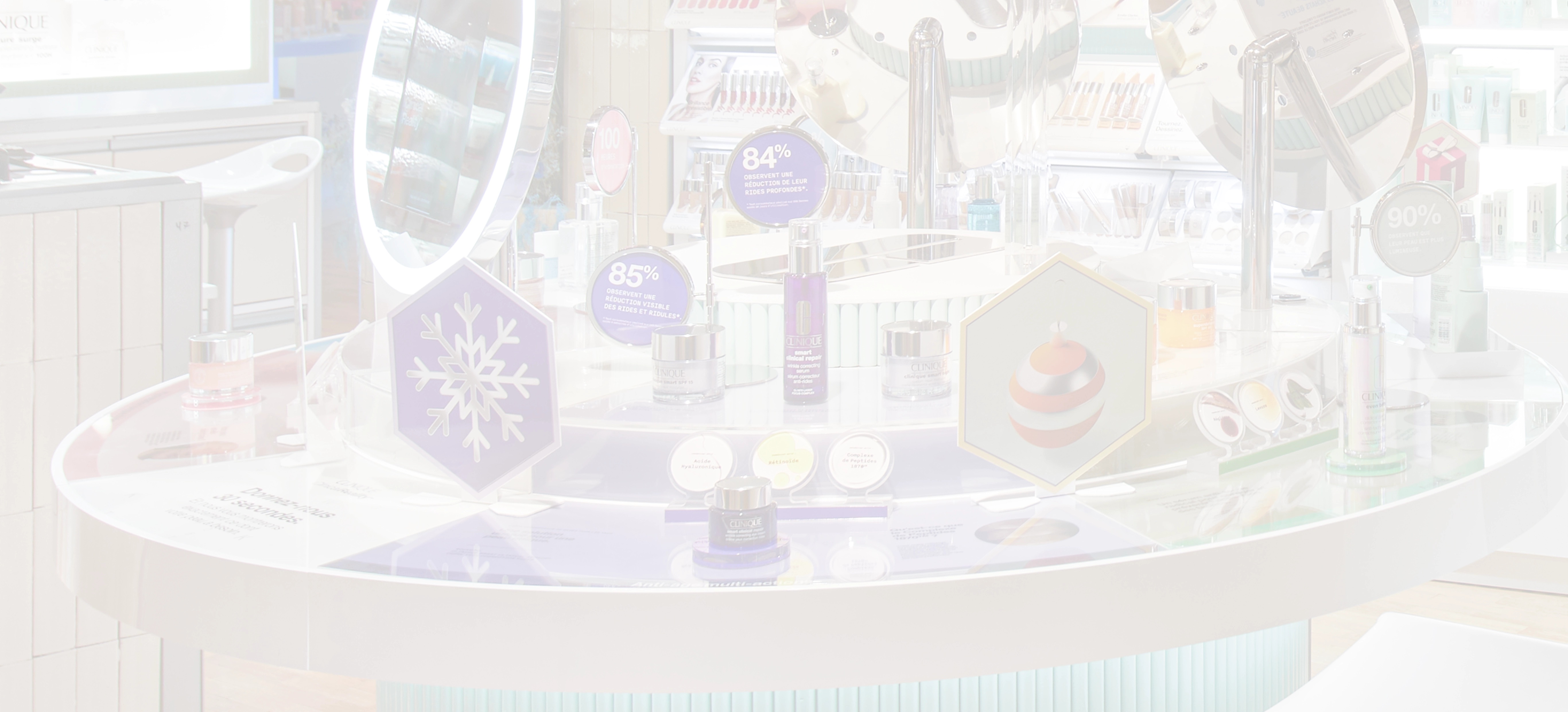 miniature du stand Clinique aux Galeries Lafayette Haussmann